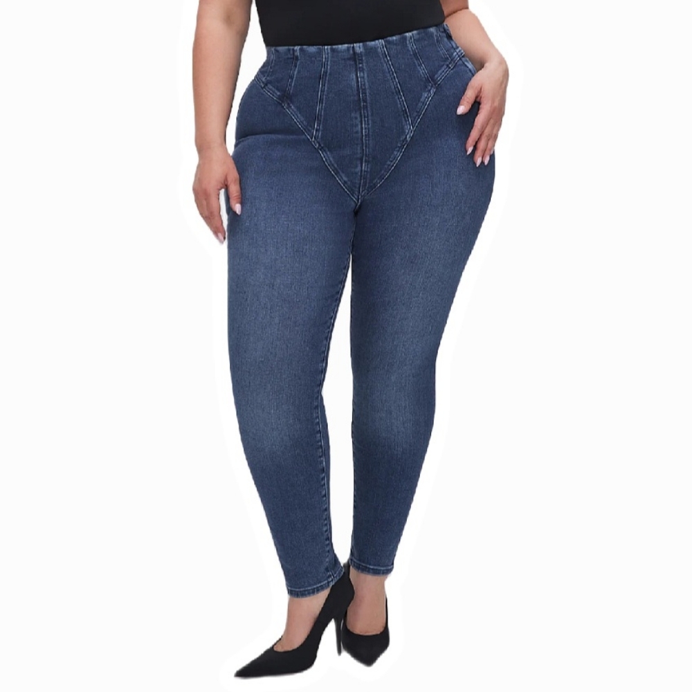 Good American Good Legs Skinny Mega Compression Jeans SZ 18 NWOT